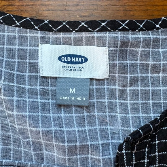 NWOT Old Navy Black And White Mini Dress M - Picture 3 of 4